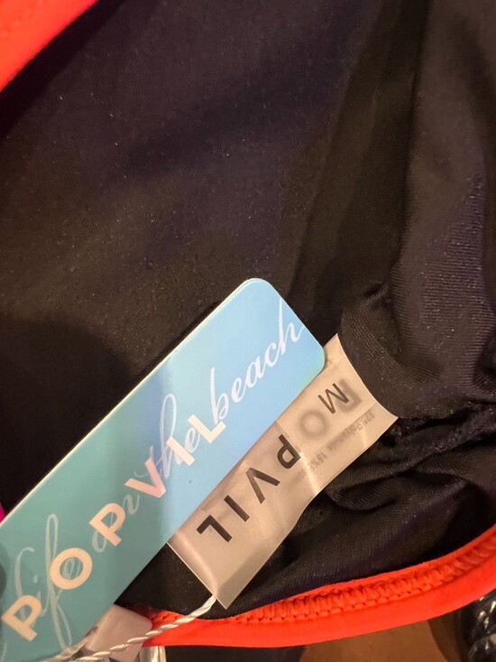 Popvil Women One Piece Swimsuit Tummy Control Neon Beach Swimwear M - Picture 4 of 4